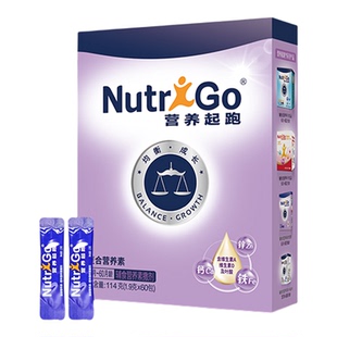 达能起跑营养包婴幼儿宝宝辅食儿童复合营养素敏宝钙铁锌维生素