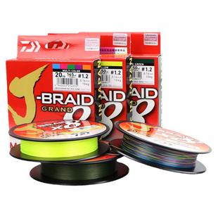 DAIWA达亿瓦24款J-BRAID GRAND 8编PE线远投耐磨路亚日本鱼线