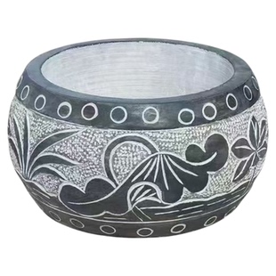 青石空心柱脚基柱墩石花岗岩底座石凳子仿古建筑装饰实心石墩子