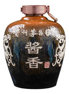 陶瓷高档复古礼盒装酒坛子
