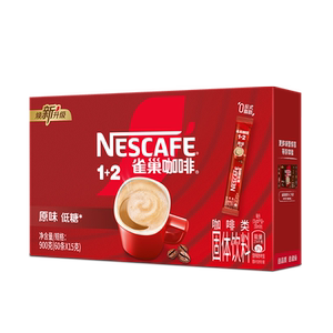 【樊振东同款】雀巢咖啡1+2原味三合一速溶咖啡粉正品官方旗舰店