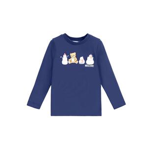 Moschino/莫斯奇诺 儿童Teddy Bear印花长袖T恤