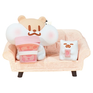 KKV正品奶茶鼠鼠鼠上班日记盲盒潮玩公仔手办桌面摆件玩具礼物