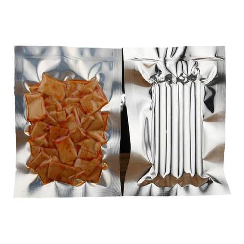 阴阳铝箔袋15*22半透明铝箔袋/花草茶真空包装袋/食品袋子 100个