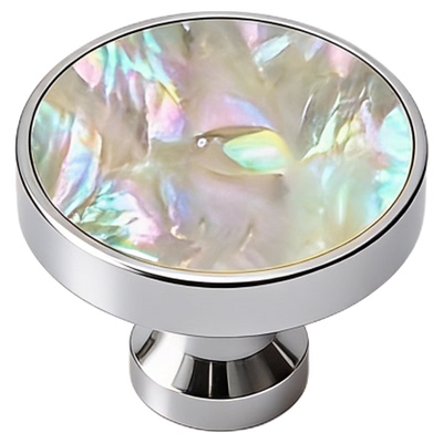 不止铜匠银色轻奢黄铜贝壳纹拉手