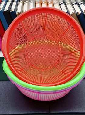 I2242 204#双耳米筛 菜篮收纳篮置物框义乌3元店批发