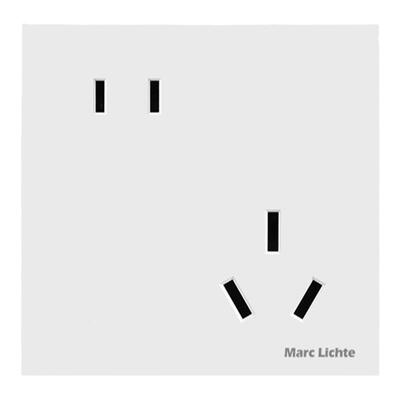 Marclichte错位五孔16A插座