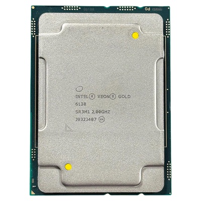 Intel金牌6138 20核心40线程CPU主频2.0GHz 3647服务器二手处理器