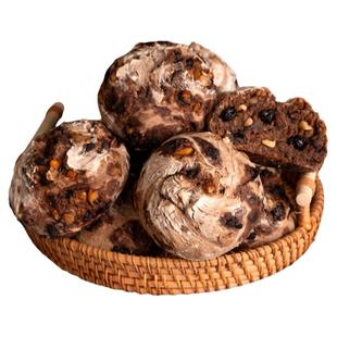 坚果黑巧克力布朗尼面包全麦欧包脆皮蛋糕点健康早餐饱腹整箱食品