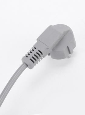 厂家供应欧规三芯电源线豆浆机灰色插头插电源线欧三规烟斗插头线