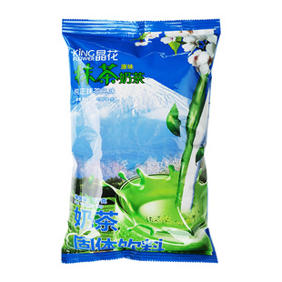 晶花速溶抹茶奶茶粉 袋装 纯正日式抹茶 原味麦香英式奶茶粉1kg