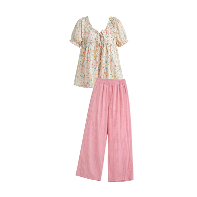 孕妇套装夏季薄款2026新款