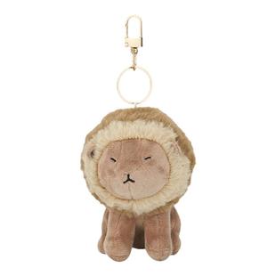 大英博物馆×苏州博物馆亚述系列毛绒萌狮钥匙扣零钱包挂饰挂件