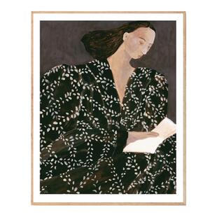 SOFIA LIND复古小众人物女人客厅过道走廊尽头服装店工作室装饰画