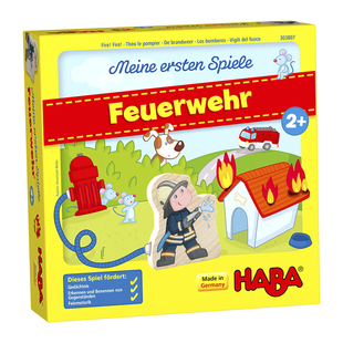 HABA儿童桌游303807小小消防员语言表达能力2-3岁消防知识记忆力