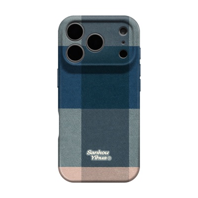 蓝色幻想 适用iPhone苹果18pro max手机壳新款17pmx简约ins冷淡风16plus高级感小众15promax不会撞壳艺术14pm