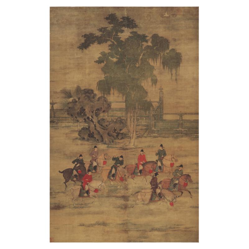 高清艺术喷绘画芯宣纸绢布卷轴画