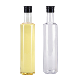 250ml圆形山茶油瓶塑料食品级高档加厚500ml橄榄油pet食用油瓶