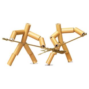 竹节人对战玩具六年级上册小学生手工材料包豪华版双人桌游益智6