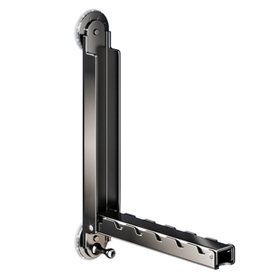 吸盘隐形折叠晾衣架室内家用阳台飘窗护栏晾衣神器可收缩衣架挂杆