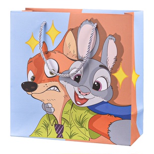 疯狂动物城礼品袋礼物袋零食包装手提袋生日礼袋纸袋子大号送男女