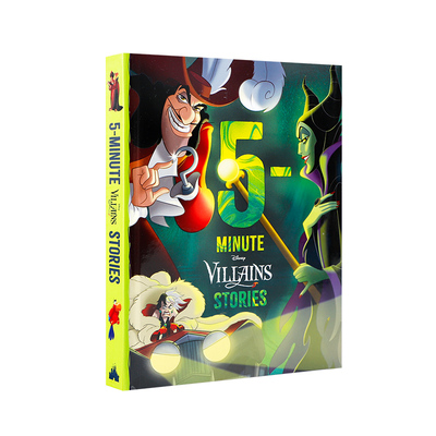 英文原版5-Minute Villains Stories 5分钟反派故事12个迪士尼反派的奸诈故事书精装少儿英语课外阅读人物桥梁书Disney出版