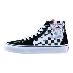 老万VANS范斯 SK8-Hi 新款高帮黑白棋盘格帆布鞋板鞋VN0A4U161AA