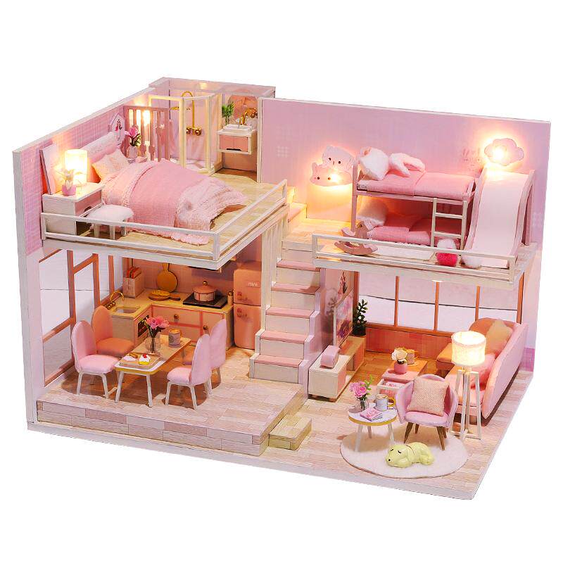 diy小屋粉黛甜心手工制作房子
