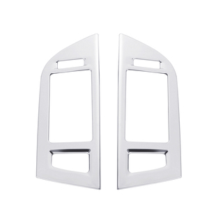 三菱pajero帕杰罗改装v87v93v97内饰空调口装饰贴金属中间出风口