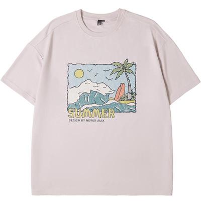 NMAX趣味海岛印花抗菌速干短袖