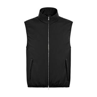 SUITSUPPLY黑色男士拉链背心马甲休闲