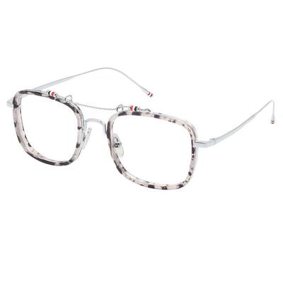 素颜神器！钛架玳瑁色大框眼镜