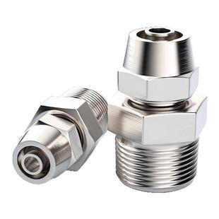 铜气动快速接头气管快拧接头PC8mm-02直通4-M5/6-01/10-03/12-04