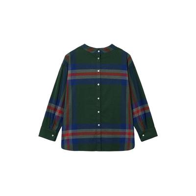 BEAMSBOY长袖格纹上衣时尚休闲