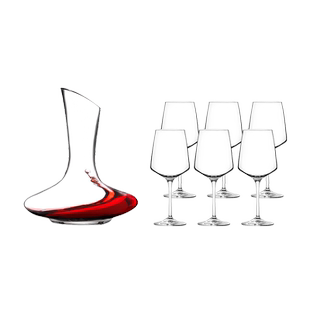 【自营】RCR意大利水晶红酒杯套装家用醒酒器轻奢礼物送礼高级感