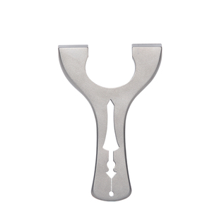 正品钛合金弹弓架新款超轻小弓门弓架龙齿快压直板掌中宝斩棘弹弓