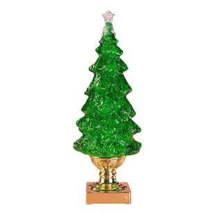 圣诞树水晶球发光摆件装饰品桌面布景氛围灯送女生儿童圣诞节礼物