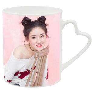 来图定制骨瓷杯盖勺印照片马克杯情侣水杯刻印字logo生日送礼物盒