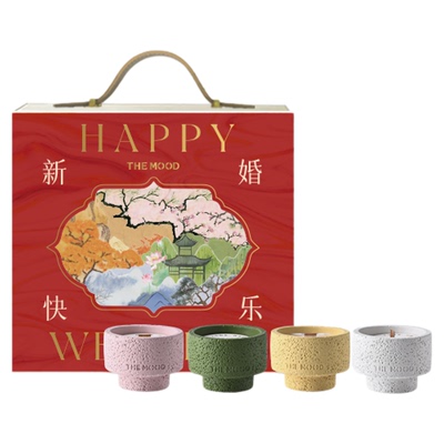 未知气味四时风月新婚礼物香薰礼盒送新娘结婚订婚闺蜜特别伴手礼