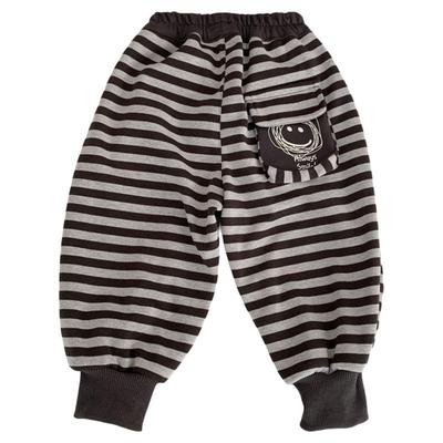 儿童秋装卡通卫裤洋气条纹束脚裤