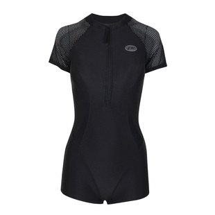 泳衣女连体2025新款高级速干显瘦平角专业竞速保守学生游泳馆专用