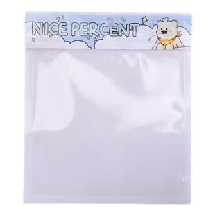 卡通小熊挂孔按压食品密封包装袋大号透明DIY手作礼物零食糖果袋