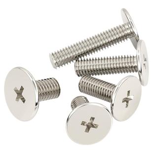 镀镍十字大平头螺丝钉特大薄头扁平头低矮短头螺栓M1.6M2.5M3M4M6