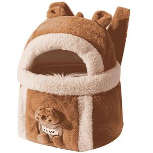 猫包外出便携冬季保暖胸前包宠物猫咪外出包狗狗背包冬天保暖神器