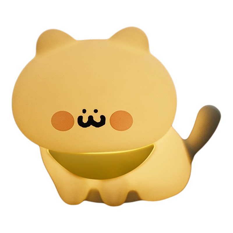 小猫小夜灯定时伴睡喂奶女生礼物