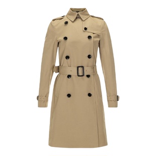 现货BURBERRY/博柏利女款风衣外套大衣巴宝莉经典中长款英伦风