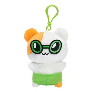 闪闪仓鼠Hemging李羲承绿墨镜围裙款毛绒公仔挂件可爱卡通包挂饰
