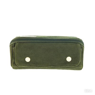 晨光吐司包大容量笔袋复古灯芯绒