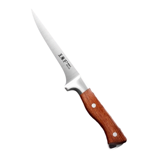 王麻子剔骨刀屠夫专用放血剃肉尖刀屠宰牛羊高硬度分割刀商用正品