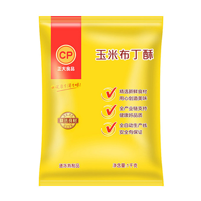 CP正大玉米布丁酥1kg油炸半成品